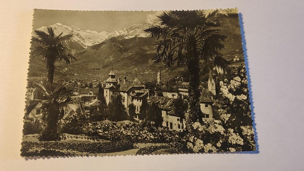 Italië Merano - Panorama, Ophalen of Verzenden