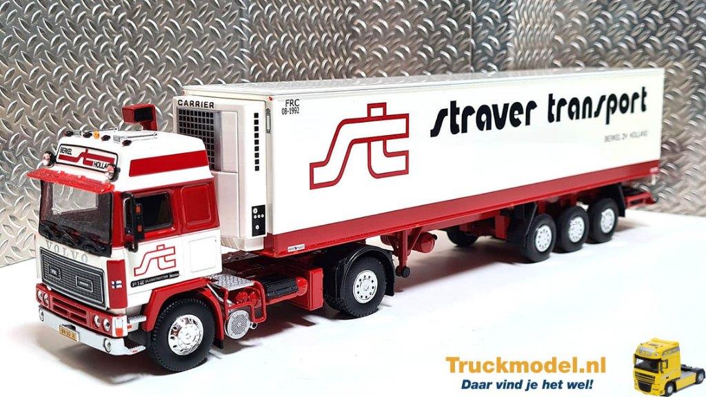 Tekno 82445 Straver Volvo F12 Globetr.incl verzending, Verzenden, Nieuw, Bus of Vrachtwagen, Tekno