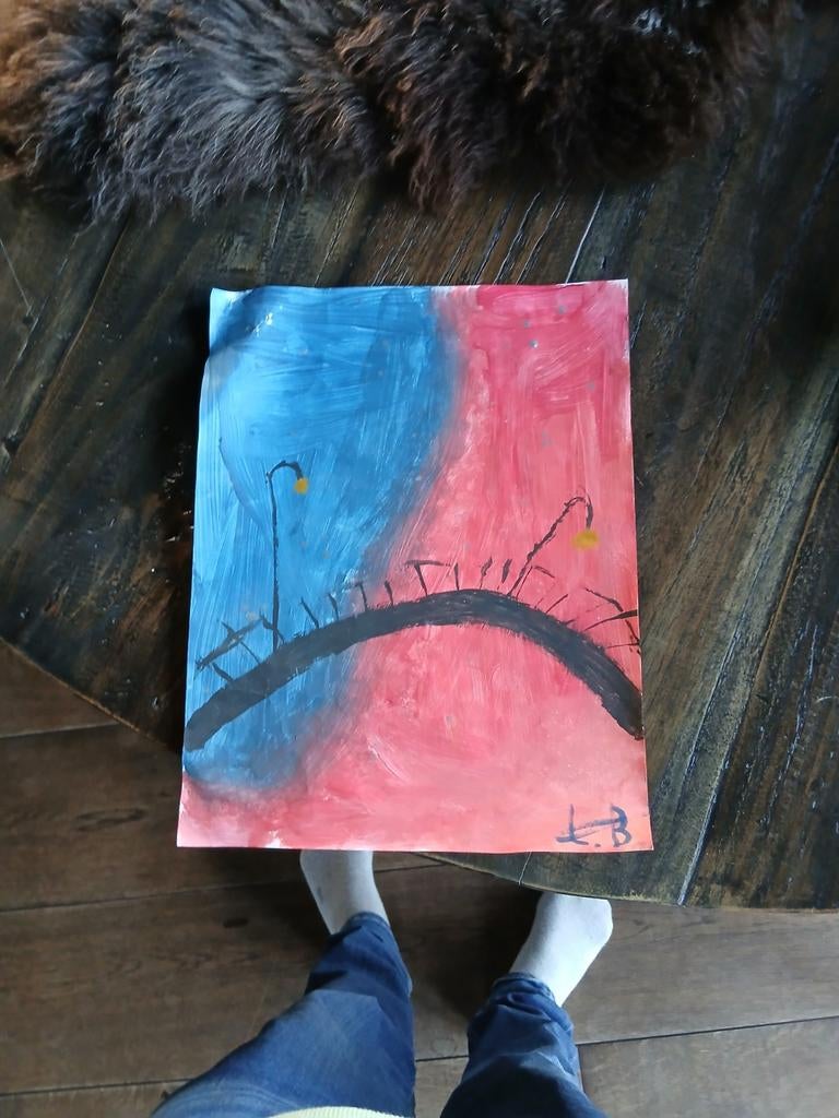 Het bruggetje, Antiek en Kunst, Ophalen of Verzenden