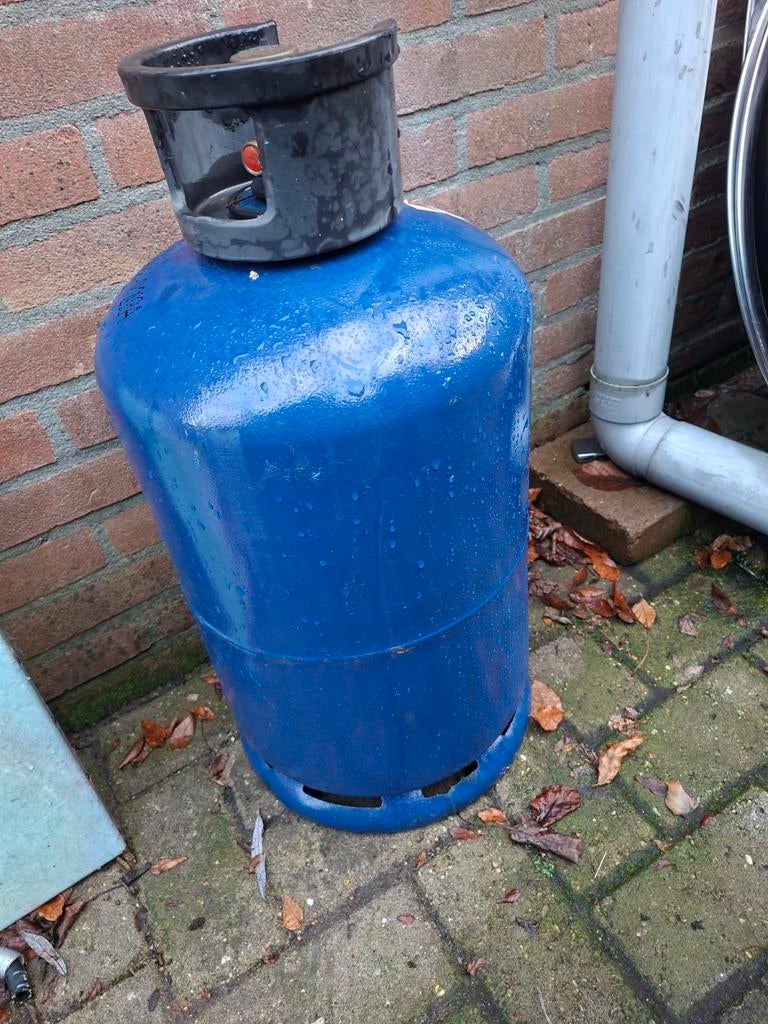 Blauwe antargaz  gasfles tot 2034, Caravans en Kamperen, Ophalen of Verzenden, Gebruikt