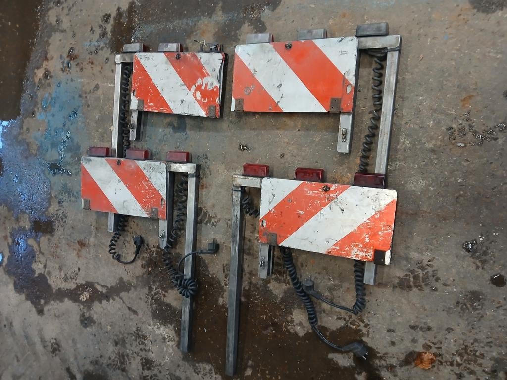 4 stuks RVS breedtebroden, Ophalen, Gebruikt, Verlichting