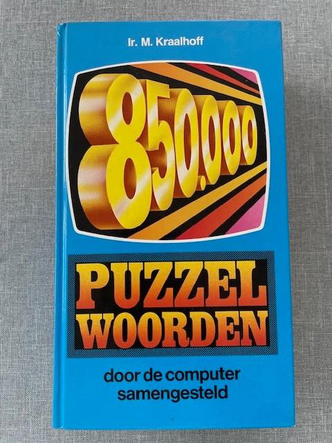 850.000 Puzzelwoorden door de computer samengesteld, Hobby en Vrije tijd, Denksport en Puzzels, Ophalen of Verzenden, Minder dan 500 stukjes