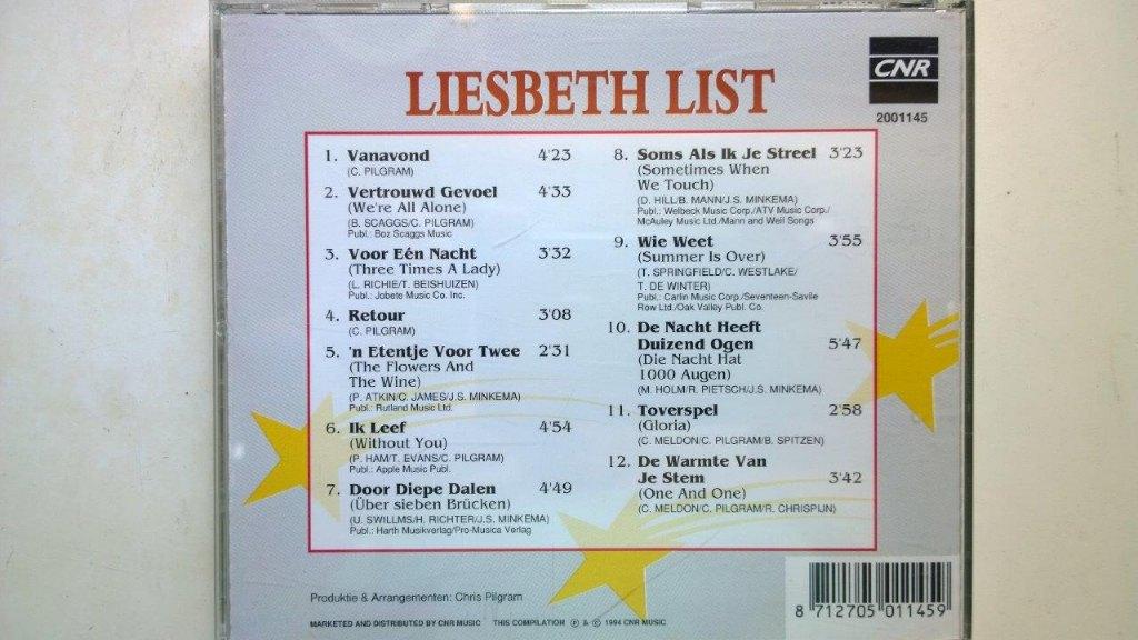 Liesbeth List - Liesbeth List (Prijsbreker Serie), Ophalen of Verzenden, Zo goed als nieuw, Levenslied of Smartlap