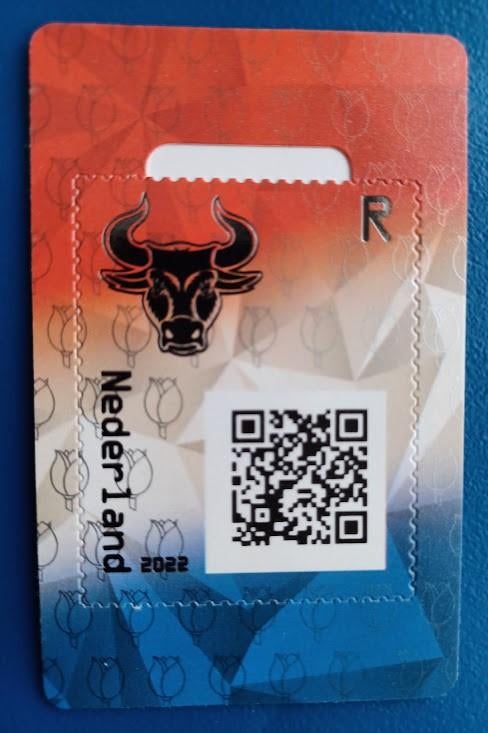 NL crypto stamp 1 - zwart 2022, Verzenden, Na 1940, Postfris