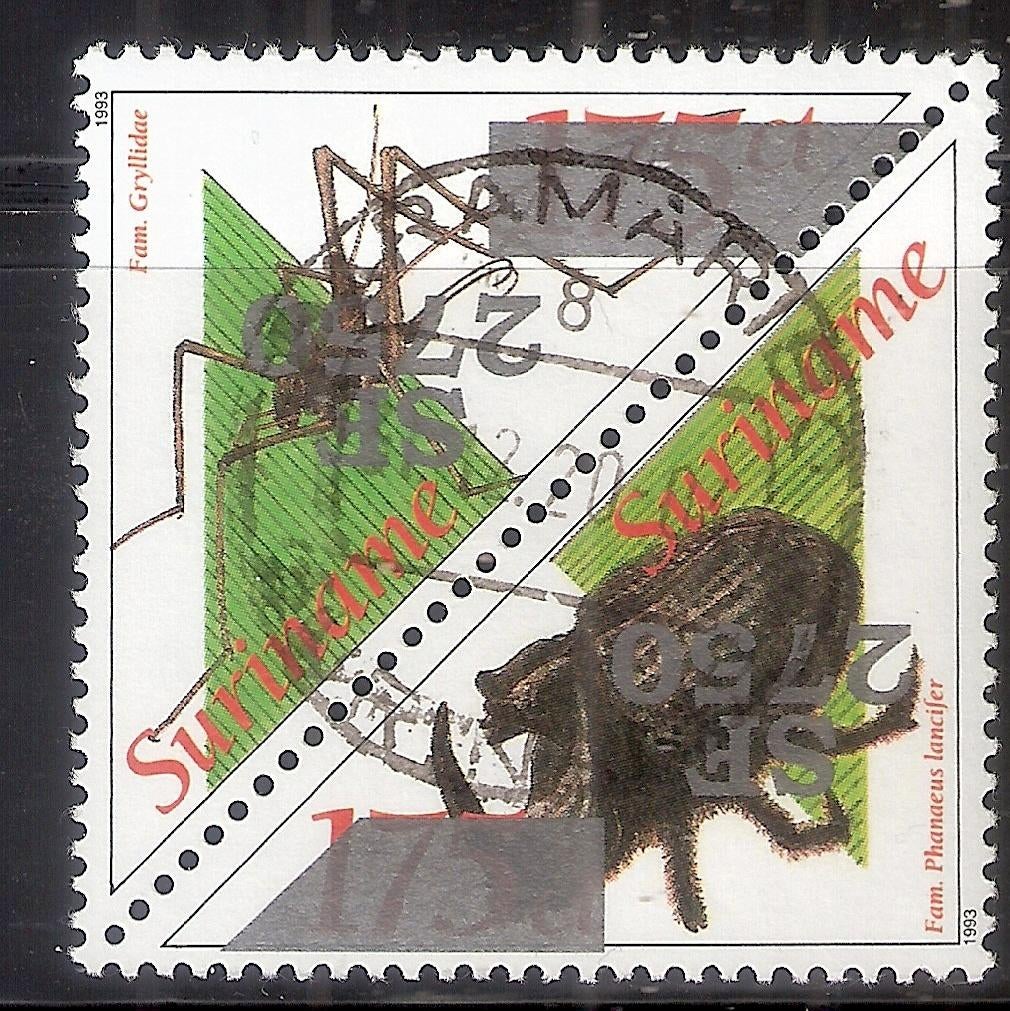 Suriname Rep.Nr 1179/1180 Gestempeld., Ophalen of Verzenden, Na 1940, Gestempeld