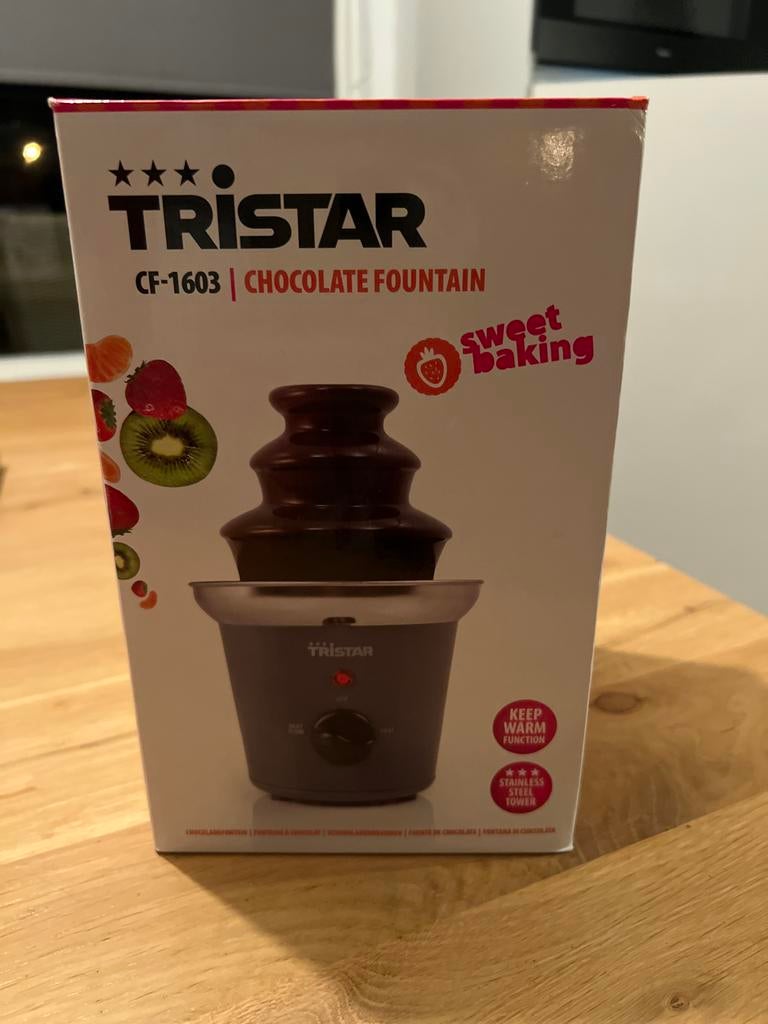 Tristar Chocoladefontein, Ophalen of Verzenden, Gebruikt, Elektrisch, Fondueset