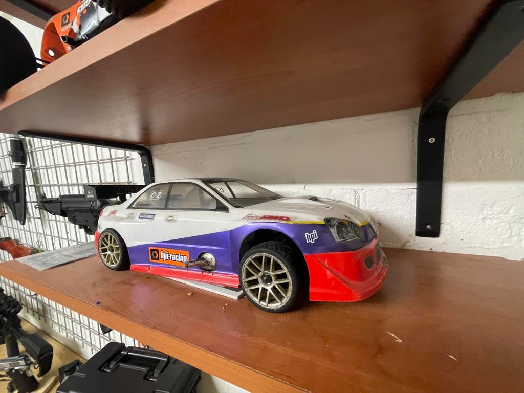 3x Hpi RS4 nitro . Met +1000 reserve onderdelen ., Gebruikt, Ophalen of Verzenden, Schaal 1:10, Auto onroad