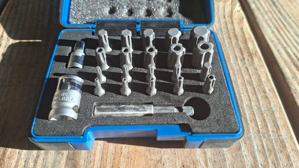 Laser TORX Plus dopsleutelsetje Bitsetje Bit set. NIEUW!!!, ., Nieuw, Ophalen of Verzenden, .
