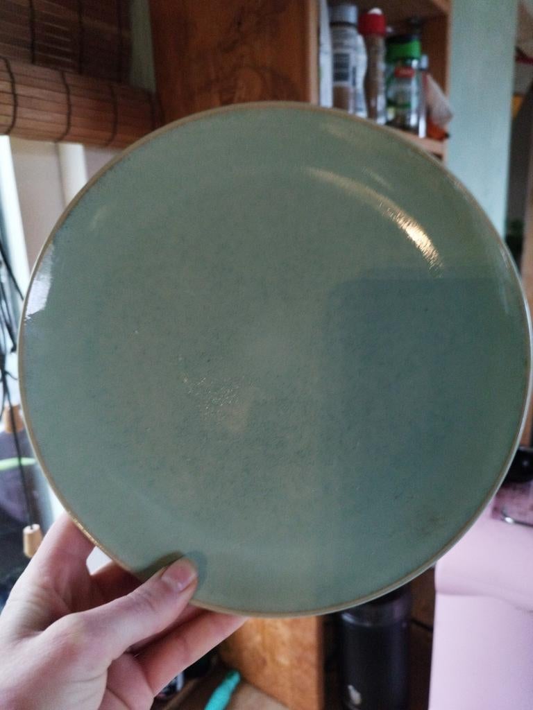 Gezocht!! Mint groene ontbijtborden Ocean Action, Ophalen of Verzenden, Nieuw, Overige stijlen