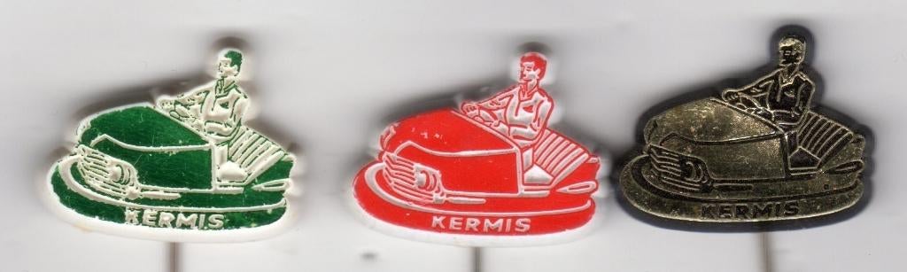 3 speldjes KERMIS BOTSAUTO (A8), Ophalen of Verzenden, Gebruikt, Overige onderwerpen