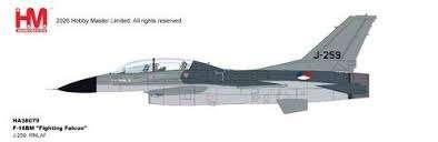 Hobby Master HA38079 F-16B diecast model J-259 KLu 1/72, Ophalen of Verzenden, Nieuw, Schaalmodel