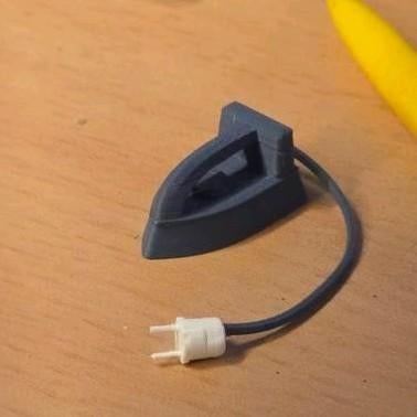 Poppenhuis Strijkijzer - Miniatuur, Ophalen of Verzenden, Nieuw