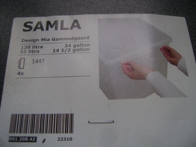 ikea  grepen voor samla box, Doe-het-zelf en Verbouw, Kratten en Dozen, Doos, Minder dan 50 cm, Ophalen of Verzenden, Minder dan 40 cm