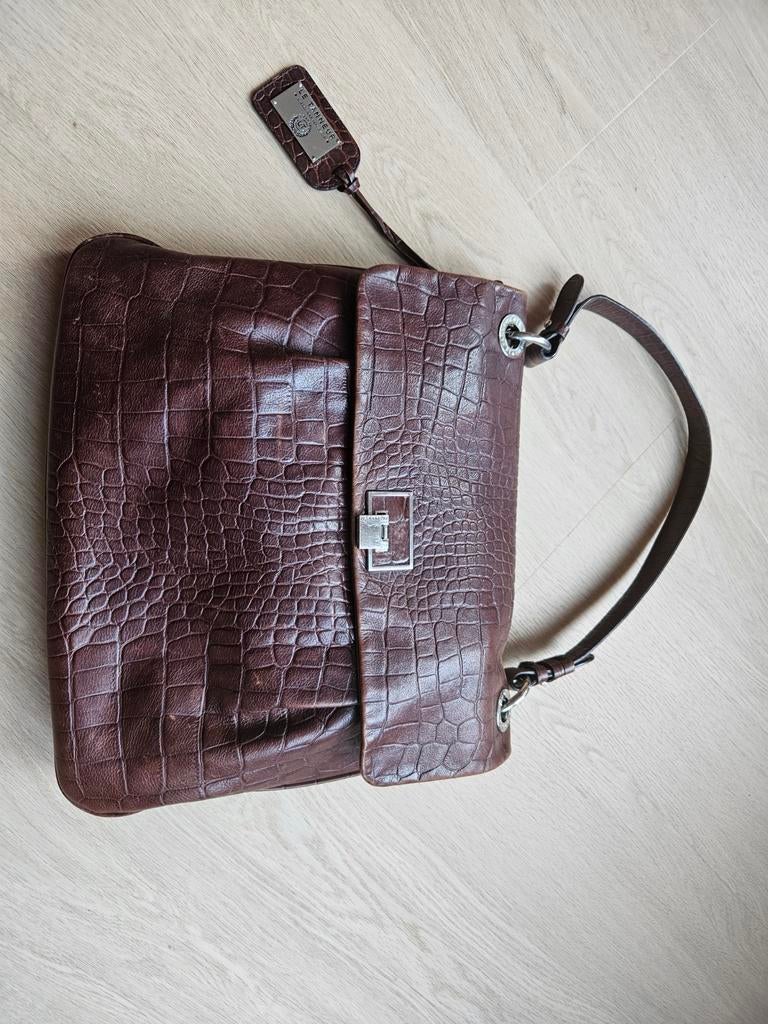 Leren tas Le Tanneur, Ophalen of Verzenden, Gebruikt, Bruin, Overige typen