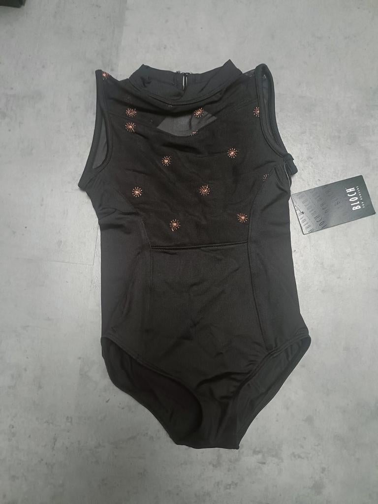 Bloch cl3155 leotard zwart balletpak ballet pakje jazzballet, Kleiner dan kindermaat 122, Ophalen of Verzenden, Nieuw, Turnpak(je)