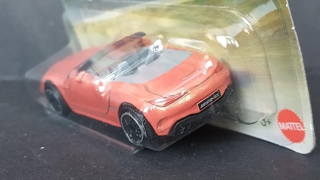 Mercedes Benz SL 63 Amg Orange 1:64 3inch Matchbox Pol, Auto, Verzenden, ., Nieuw