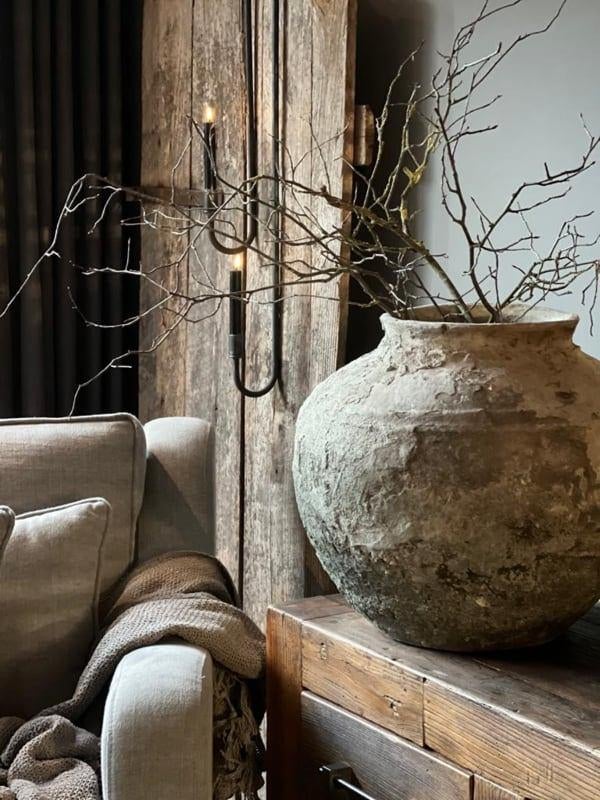 Luik kandelaar metaal 80 cm Puur Wonen stoer sober landelijk