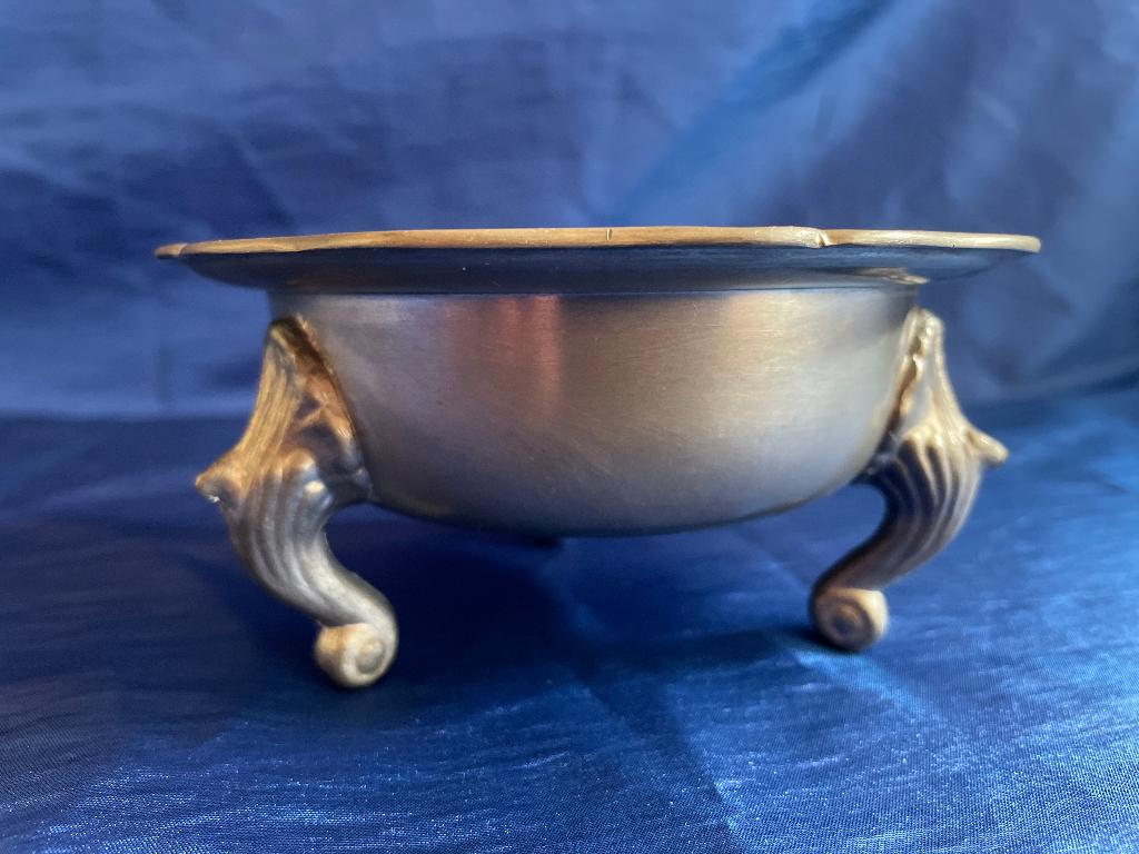 Tinnen bakje op drie pootjes, Antiek en Kunst, Antiek | Tin, Verzenden