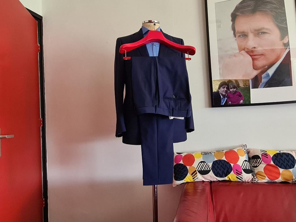 Luigi Bianchi Mantova kostuum met blauwe kleur 50, Verzenden, Nieuw, Maat 48/50 (M)