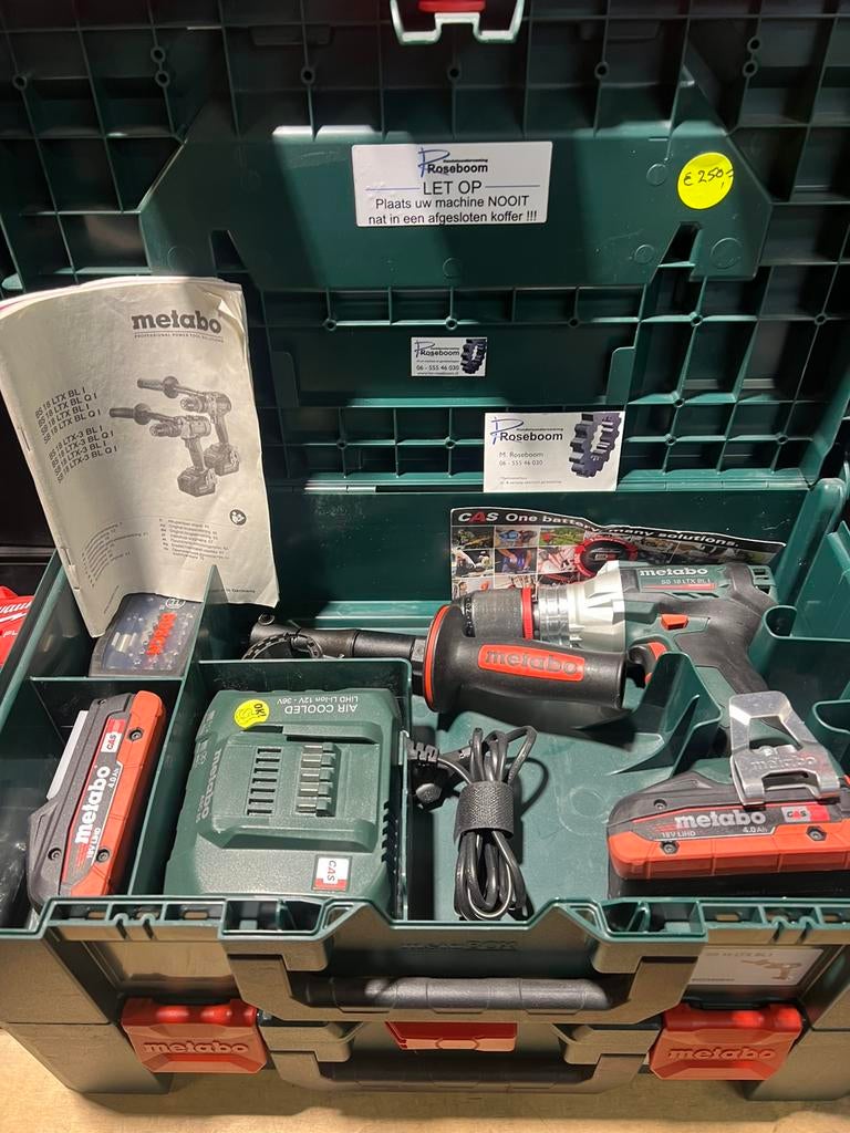 Metabo accuboor-schroefmachine type SN18LTX BLI  demo model, Www.metabo.com, Ophalen of Verzenden, Metabo, Metabo