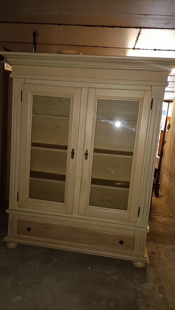 Vitrinekast, Huis en Inrichting, Kasten | Overige, Ophalen, Zo goed als nieuw