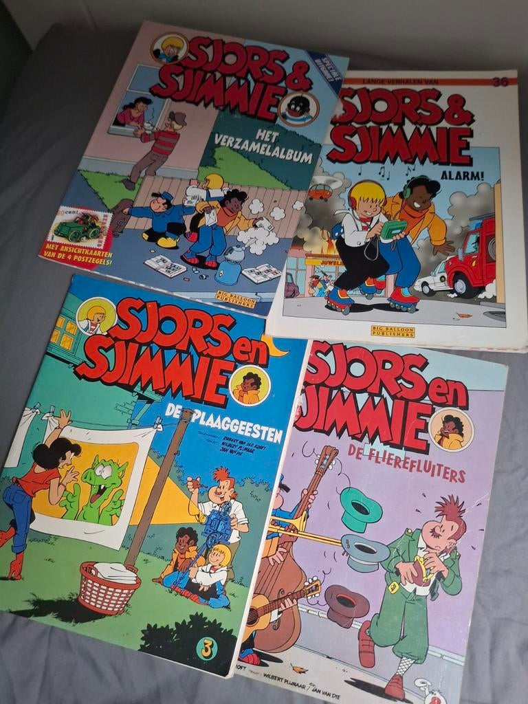 sjors en sjimmie 4 x, Meerdere comics, Ophalen of Verzenden, Gelezen, Europa