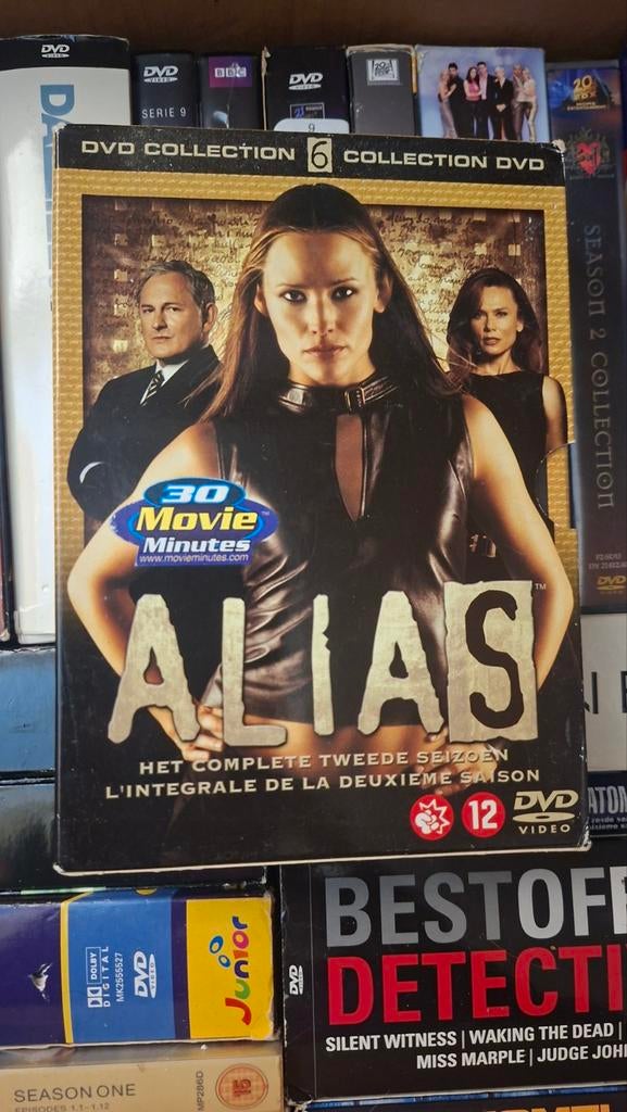 Alias seizoen 2 dvd, Alle leeftijden, Ophalen of Verzenden, Zo goed als nieuw, Detective en Krimi