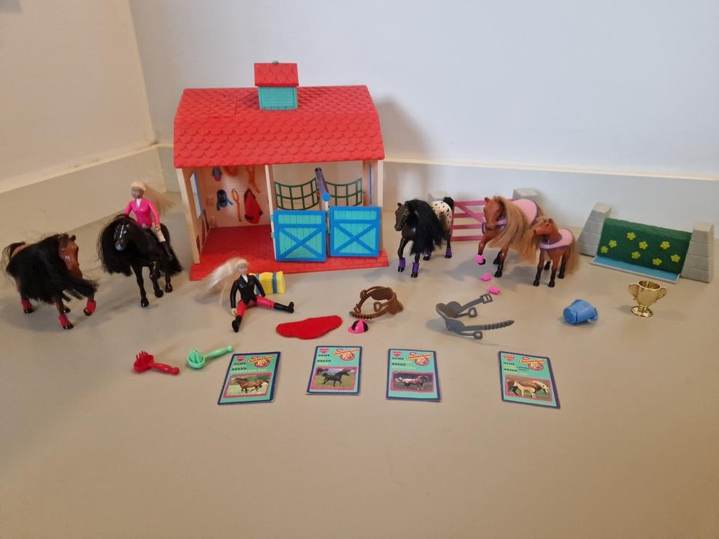 My beautiful horses stal met paarden, Ophalen, Zo goed als nieuw