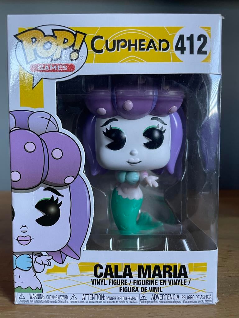Funko Pop! Games: Cuphead - Cala Maria #412, Ophalen of Verzenden, Nieuw