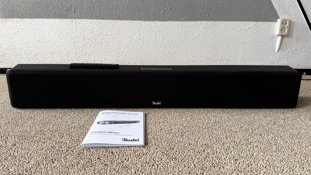 Teufel Cinebar Ultima - Krachtige Soundbar, Ophalen, Bluetooth, Zo goed als nieuw