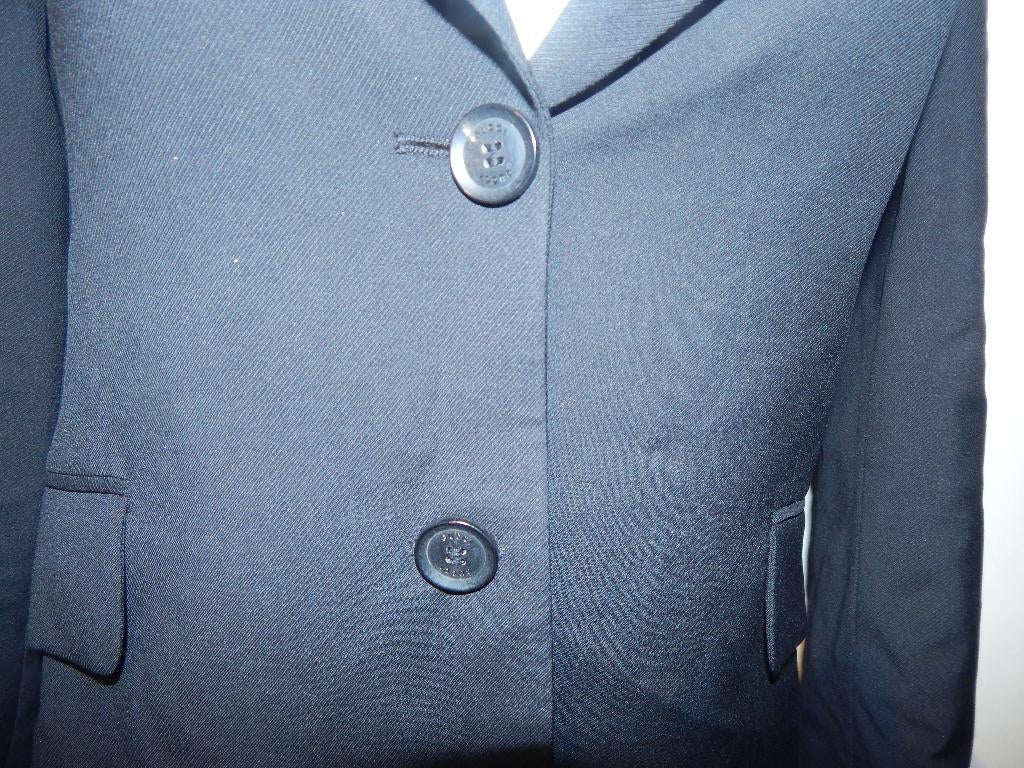 Gucci zwarte stylvolle blazer mooie pasvorm wol mt M, Maat 38/40 (M), Verzenden, Zwart, Jasje