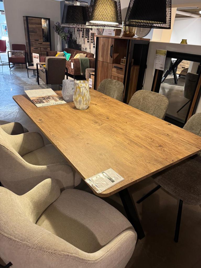 NEW IN BOX Dining Table – Happy@Home, Ophalen, Overige materialen, 50 tot 100 cm, Vijf personen of meer