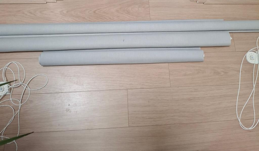 Rolgordijnen 3 stuks, Ophalen, 100 tot 150 cm, 100 tot 150 cm, Zo goed als nieuw