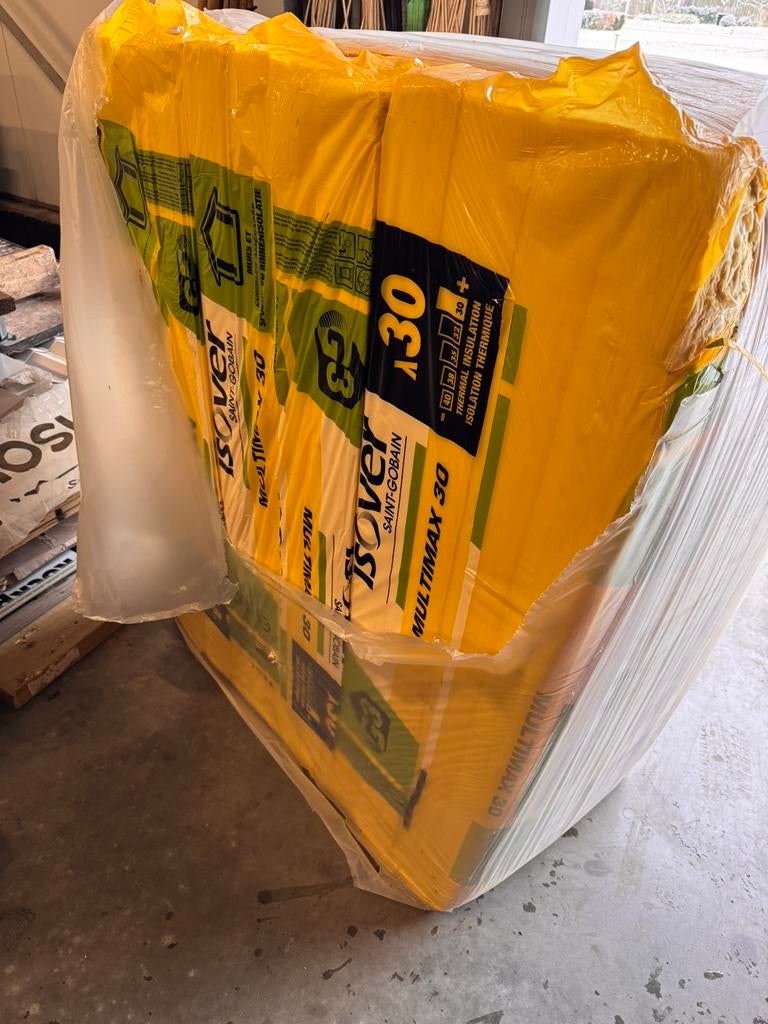 Isolatieplaten - Isover Multimax 30 (Grote partij), Ophalen, Overige materialen, 12 cm of meer, Nieuw