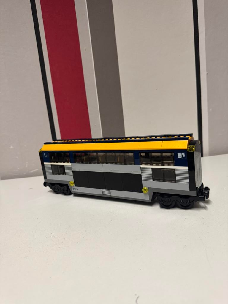 LEGO city MOC treinwagon b.v 60197, Ophalen of Verzenden, Zo goed als nieuw