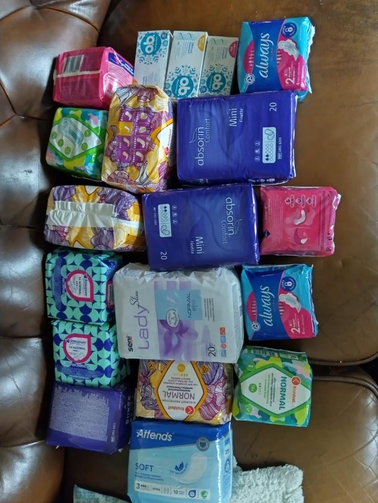 Maandverband, Ophalen, Nieuw, Overige typen