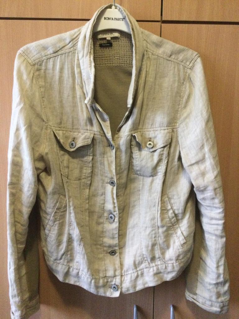 Sandwich linnen kort jasje maat 44 dames, Overige kleuren, Maat 42/44 (L), Ophalen of Verzenden, Jasje