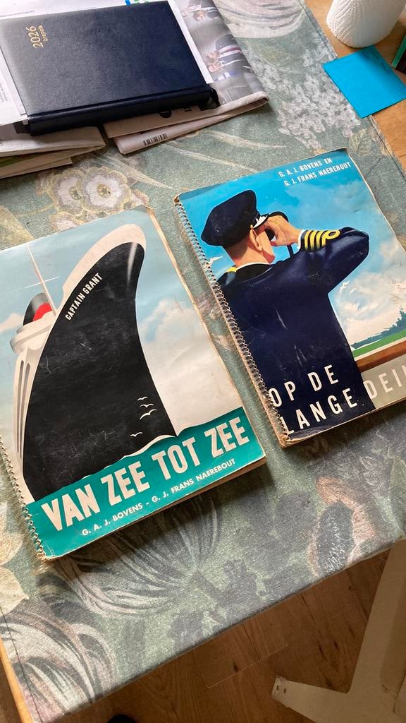 (compleet!) Van Zee tot Zee+Op de lange deining.CaptainGrant, Boeken, Ophalen of Verzenden, Gelezen, Plaatjesalbum