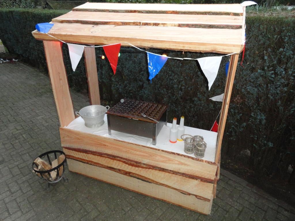 te huur: POFFERTJESKRAAM / poffertjesapparaat enz. enz., Hobby en Vrije tijd, Feestartikelen | Verhuur, Ophalen