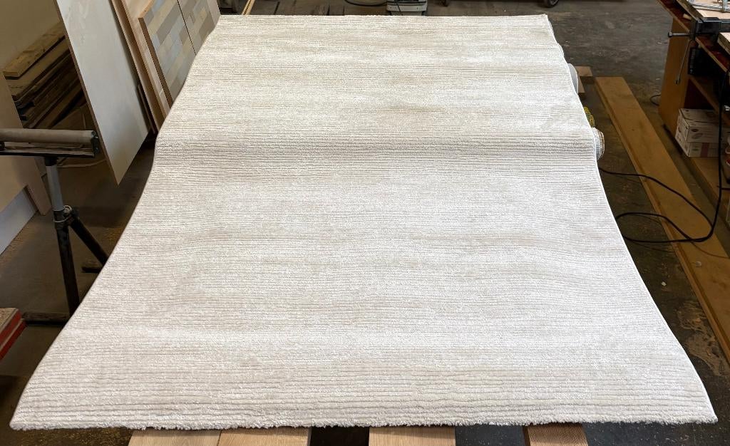 Vloerkleed, Ophalen, 150 tot 200 cm, Beige, Rechthoekig