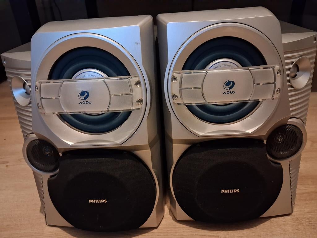 Philips FWB C720/01 WOOX Speakers - 120W, Philips, Gebruikt, Ophalen of Verzenden, 120 watt of meer