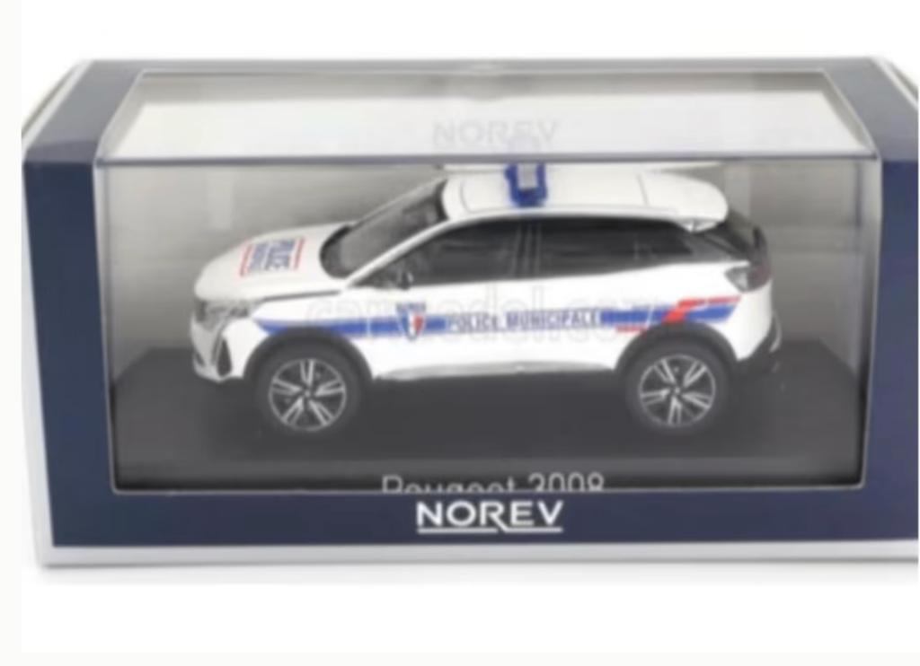 Peugeot 3008 2023 Police Municipale 1:43 NOREV Ref. 473948, Verzenden, Nieuw, Auto, Norev