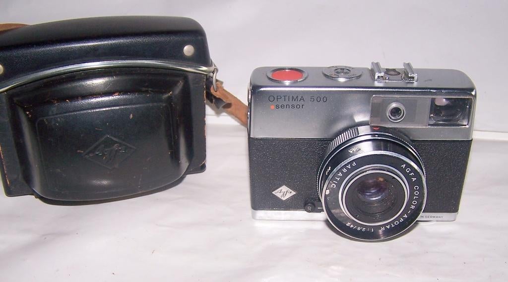 Mooie Agfa Optima 200 Sensor met Case. Izgs., Audio, Tv en Foto, Fotocamera's Analoog, Ophalen of Verzenden, Zo goed als nieuw