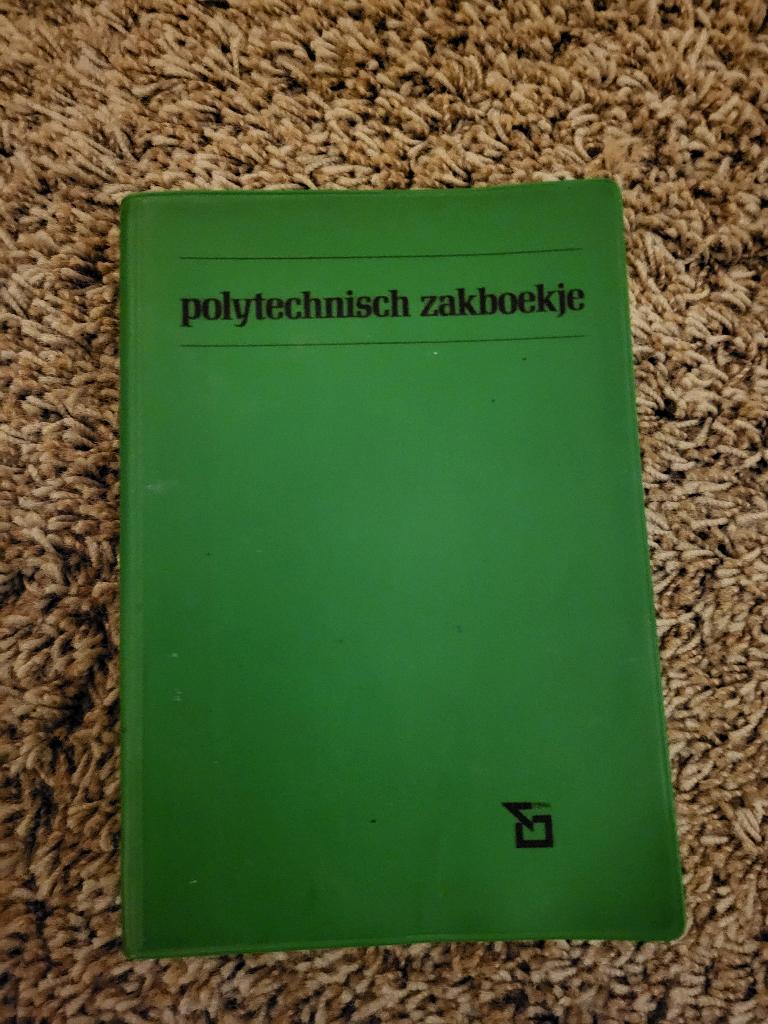 polytechnisch zakboekje, Boeken, Techniek, Ophalen of Verzenden, Zo goed als nieuw