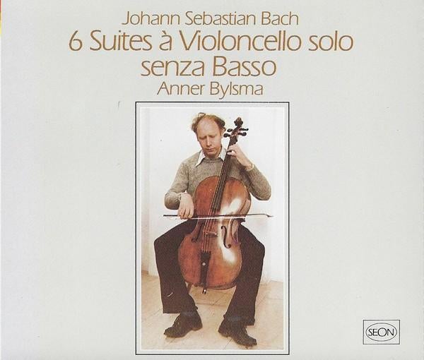 2 x CD Anner Bylsma - Bach 6 Suites  A Violoncello Solo, Verzenden, Barok, Gebruikt, Kamermuziek