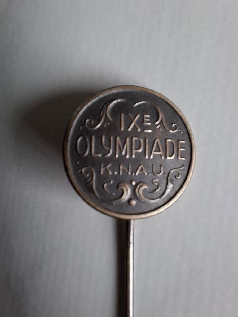 Olympische Spelen Amsterdam 1928 Speldje, Verzamelen, Ophalen of Verzenden, Gebruikt, Sport, Speldje of Pin
