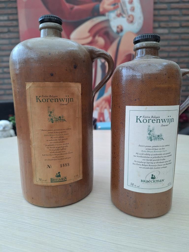 Braeckman Korewijn jenever kruiken, Ophalen, Gebruiksvoorwerp