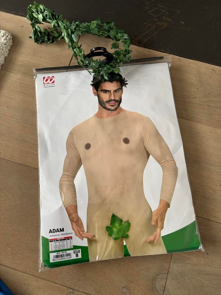 Carnavalspak “naakt” maat M, Ophalen of Verzenden