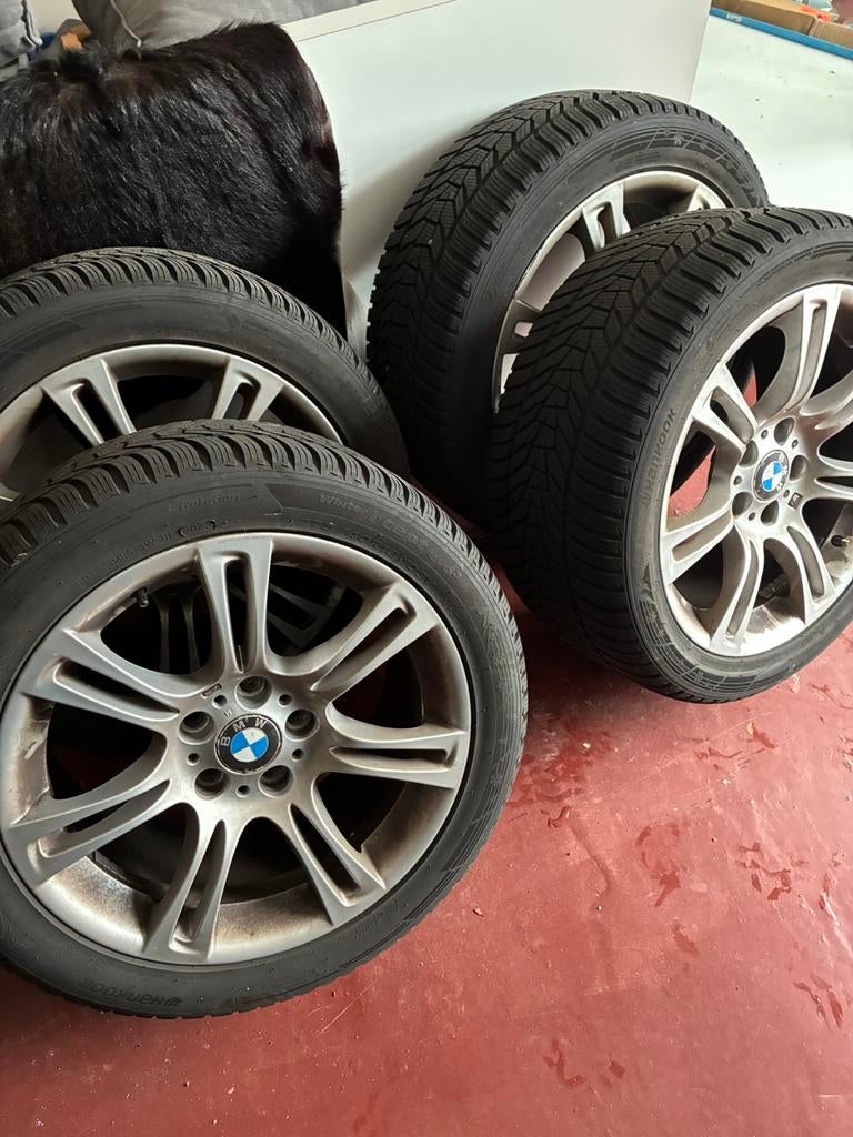 Winterbanden bmw 5 serie, 18 inch, Gebruikt, 275 mm, Banden en Velgen
