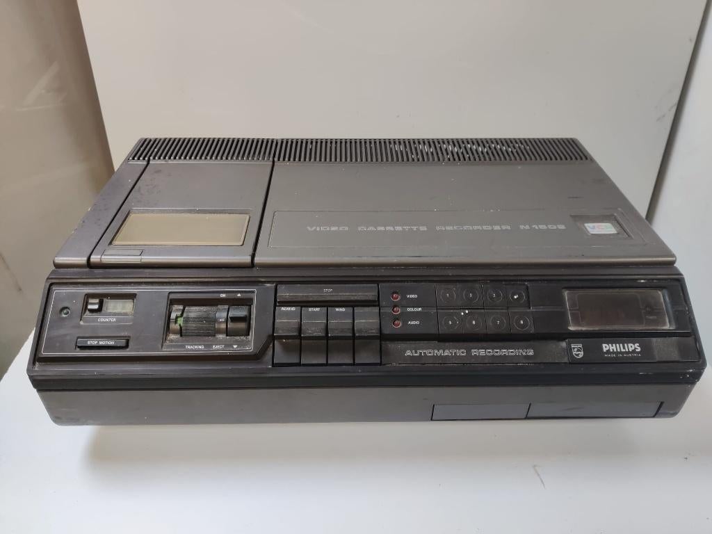 Vintage Philips Video Cassette Recorder N1502, Audio, Tv en Foto, Videospelers, Overige typen, Ophalen of Verzenden